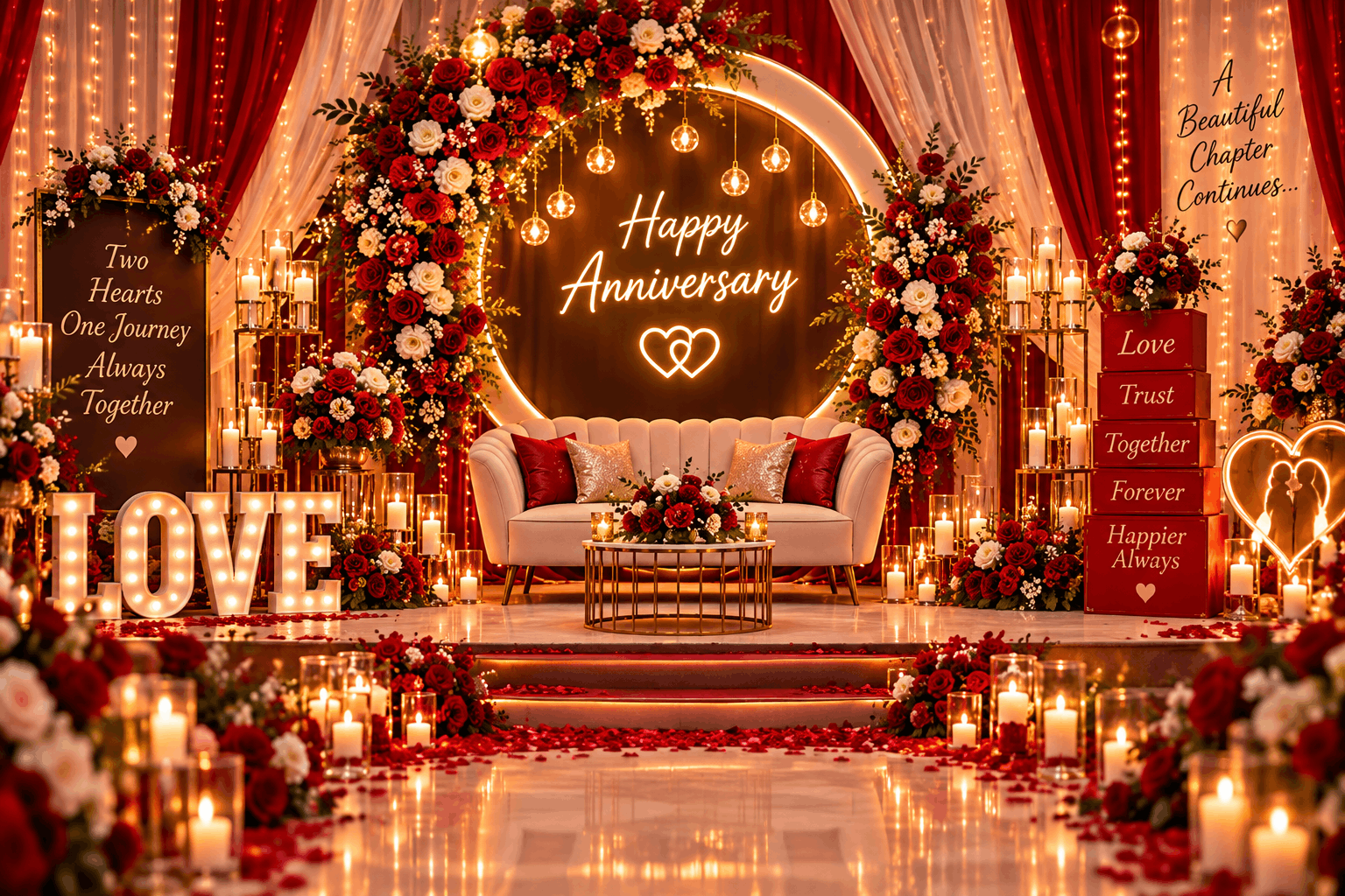 Anniversary Decoration by Your decoration Company Name