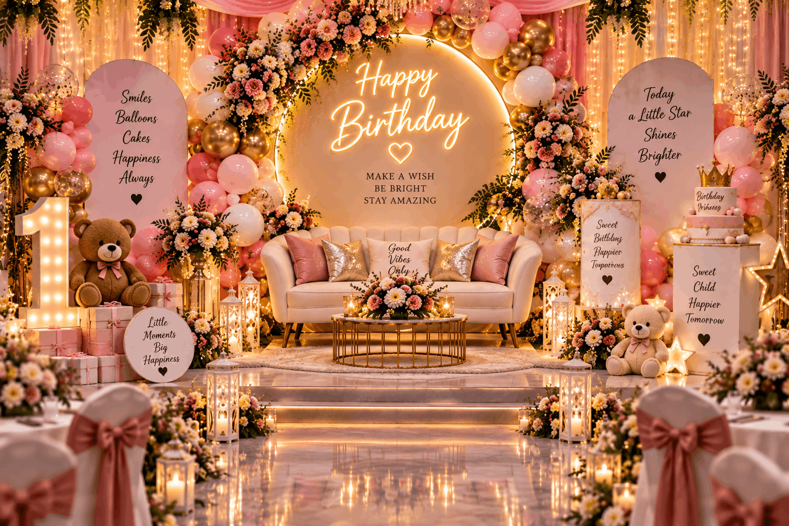 Birthday Decoration by Your decoration Company Name
