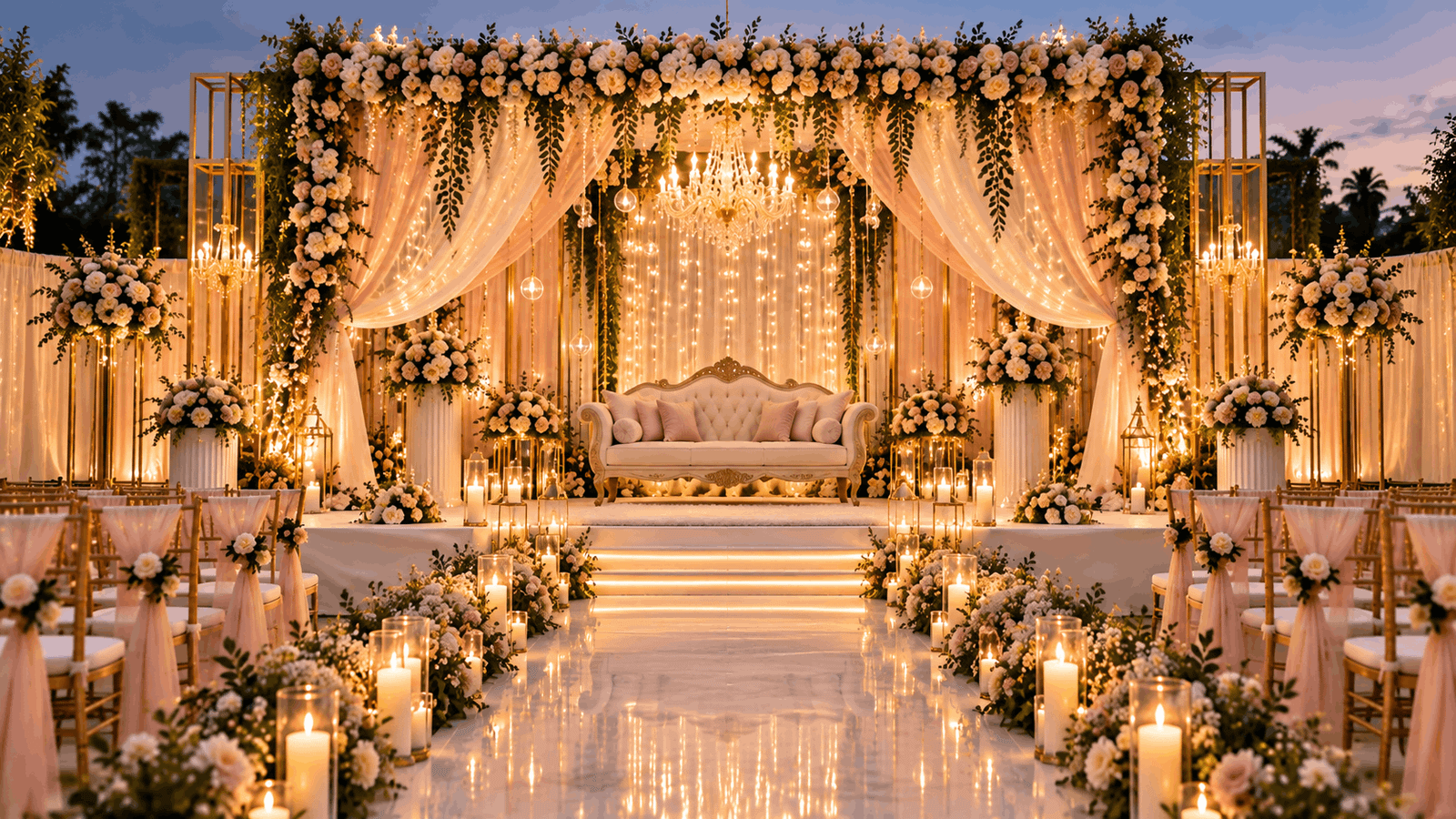Wedding Decoration by Your decoration Company Name